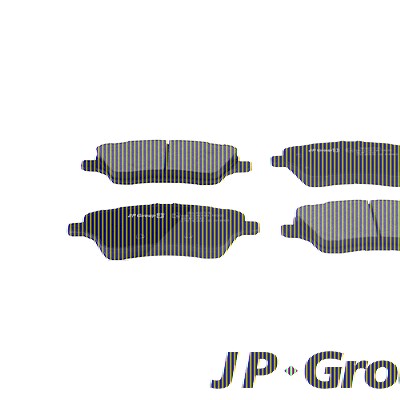 Jp Group Bremsbelagsatz, Scheibenbremse [Hersteller-Nr. 1563607510] für Ford von JP GROUP