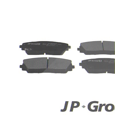 Jp Group Bremsbelagsatz, Scheibenbremse [Hersteller-Nr. 3663604310] für Kia von JP GROUP