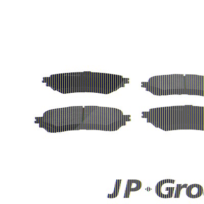 Jp Group Bremsbelagsatz, Scheibenbremse [Hersteller-Nr. 3863604810] für Mazda von JP GROUP