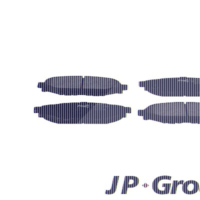 Jp Group Bremsbelagsatz, Scheibenbremse [Hersteller-Nr. 4663700310] für Subaru von JP GROUP