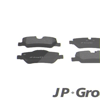Jp Group Bremsbelagsatz, Scheibenbremse [Hersteller-Nr. 6063700310] für Mini von JP GROUP