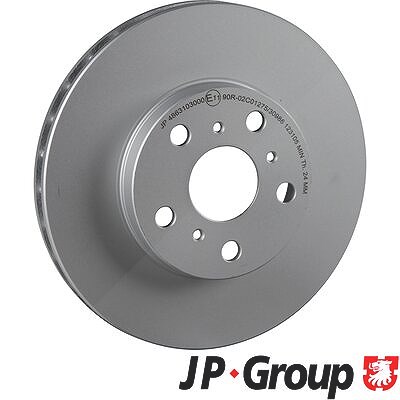 Jp Group Bremsscheibe [Hersteller-Nr. 4863103000] für Toyota von JP GROUP