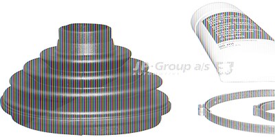 Jp Group Faltenbalgsatz, Antriebswelle [Hersteller-Nr. 3143600710] für Peugeot, Citroën, Fiat von JP GROUP