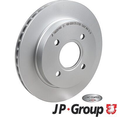 Jp Group 1x Bremsscheibe [Hersteller-Nr. 1563201900] für Ford von JP GROUP