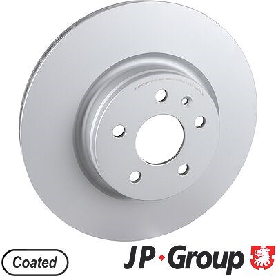 Jp Group 1x Bremsscheibe [Hersteller-Nr. 6563100100] für Tesla von JP GROUP