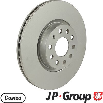 Jp Group 2x Bremsscheibe für Audi, Seat, Skoda, VW von JP GROUP