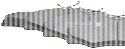 Jp Group Bremsbeläge Vorderachse (Faustsattel) [Hersteller-Nr. 1163601310] für VW von JP GROUP