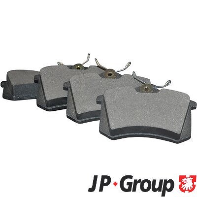 Jp Group Bremsbeläge hinten (Satz) [Hersteller-Nr. 1163706310] für Audi, Citroën, Ds, Fiat, Ford, Lancia, Mg, Peugeot, Seat, Shuanghuan, Skoda, VW von JP GROUP