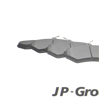 Jp Group Bremsbeläge vorne (Satz) [Hersteller-Nr. 1163604910] für Audi, VW von JP GROUP