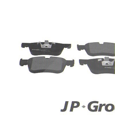 Jp Group Bremsbeläge vorne (Satz) [Hersteller-Nr. 4163607610] für Citroën, Peugeot von JP GROUP