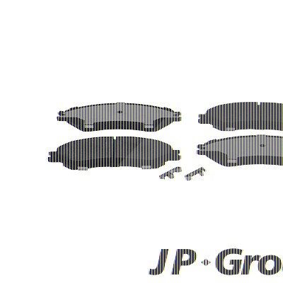 Jp Group Bremsbeläge vorne (Satz) [Hersteller-Nr. 4763604510] für Suzuki von JP GROUP