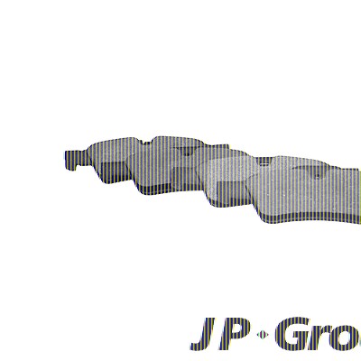 Jp Group Bremsbelagsatz Hinterachse [Hersteller-Nr. 1363701210] für Mercedes-Benz von JP GROUP