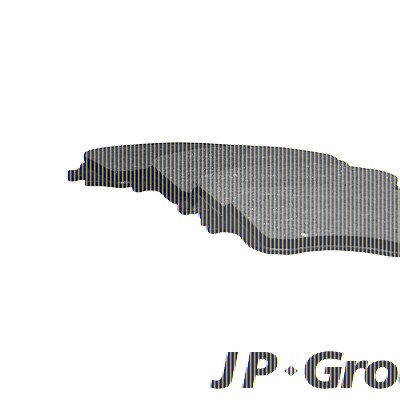 Jp Group Bremsbelagsatz Vorderachse [Hersteller-Nr. 1263601110] für Opel von JP GROUP