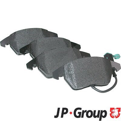 Jp Group Bremsbelagsatz Vorderachse inkl VWK [Hersteller-Nr. 1163601110] für Audi, Seat, Skoda, VW von JP GROUP