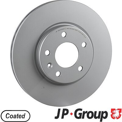 Jp Group Bremsscheibe [Hersteller-Nr. 1263107500] für Opel, Vauxhall von JP GROUP