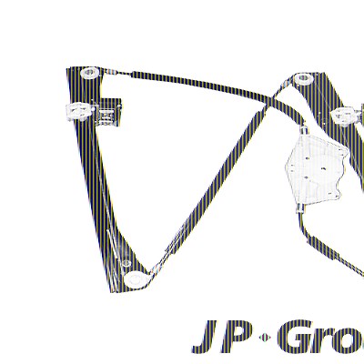 Jp Group Fensterheber vorn elektrisch 4-Türer ohne Motor [Hersteller-Nr. 1188101080] für VW von JP GROUP