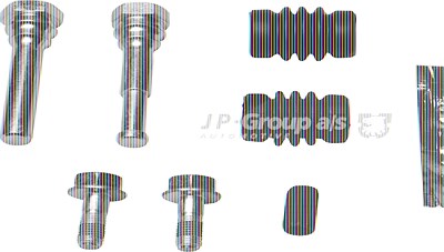 Jp Group Führungshülsensatz, Bremssattel [Hersteller-Nr. 1261951710] für Chevrolet, Opel, Vauxhall von JP GROUP