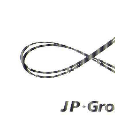Jp Group Handbremsseil hinten links + rechts [Hersteller-Nr. 1270300800] für Opel von JP GROUP