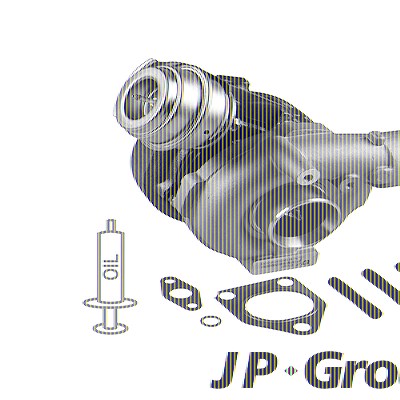 Jp Group Lader, Aufladung [Hersteller-Nr. 1417400500] für BMW von JP GROUP