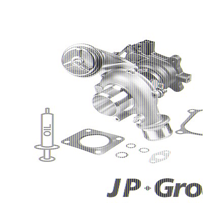 Jp Group Lader, Aufladung [Hersteller-Nr. 3317401100] für Lancia, Fiat von JP GROUP