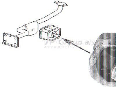 Jp Group Lagerung, Motor [Hersteller-Nr. 1117902900] für VW von JP GROUP