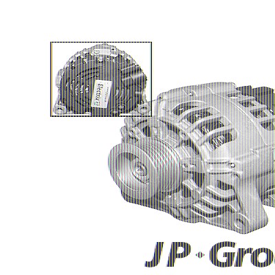 Jp Group Lichtmaschine 80A [Hersteller-Nr. 4190100900] für Lancia, Fiat, Peugeot, Citroën von JP GROUP