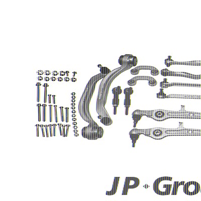 Jp Group Querlenkersatz ALU A4 B6 AB BJ 11/00 [Hersteller-Nr. 1140104010] für Audi von JP GROUP