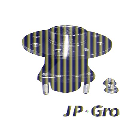 Jp Group Radnabe inkl. Radlagersatz [Hersteller-Nr. 1251400300] für Gm Korea, Opel von JP GROUP