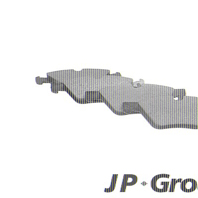 Jp Group Satz Bremsbeläge Vorderachse [Hersteller-Nr. 1363601010] für Chrysler, Mercedes-Benz von JP GROUP