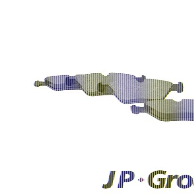 Jp Group Satz Bremsbeläge Vorderachse [Hersteller-Nr. 1463600710] für BMW, Mg von JP GROUP