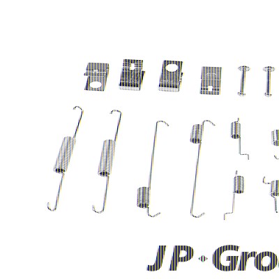 Jp Group Zubehörsatz, Bremsbacken [Hersteller-Nr. 4763952310] für Suzuki, Subaru, Daihatsu, Rover von JP GROUP