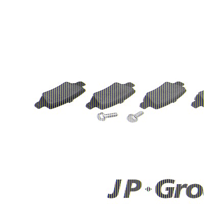 Jp Group Bremsbeläge hinten (Satz) [Hersteller-Nr. 1363701410] für Mercedes-Benz von JP GROUP