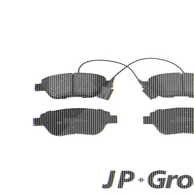 Jp Group Bremsbelagsatz, Scheibenbremse [Hersteller-Nr. 3363602310] für Alfa Romeo, Citroën, Fiat, Peugeot von JP GROUP