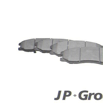 Jp Group Bremsbelagsatz, Scheibenbremse [Hersteller-Nr. 1263602210] für Chevrolet, Opel von JP GROUP