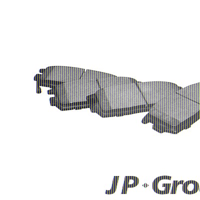 Jp Group Bremsbelagsatz, Scheibenbremse [Hersteller-Nr. 1263701410] für Chevrolet, Opel von JP GROUP