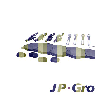 Jp Group Bremsbeläge vorne (Satz) [Hersteller-Nr. 4163603910] für Citroën, Fiat, Peugeot von JP GROUP