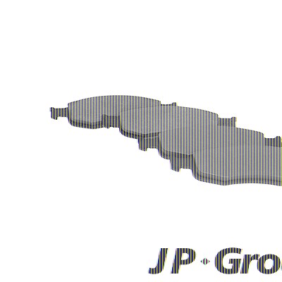 Jp Group Bremsbelagsatz, Scheibenbremse [Hersteller-Nr. 1563600310] für Ford, Mazda von JP GROUP