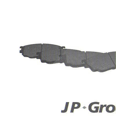 Jp Group Bremsbelagsatz, Scheibenbremse [Hersteller-Nr. 3863600510] für Isuzu, Mazda von JP GROUP