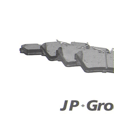Jp Group Bremsbeläge hinten (Satz) [Hersteller-Nr. 1263701610] für Fiat, Nissan, Opel, Renault von JP GROUP