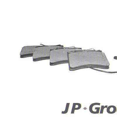 Jp Group Bremsbelagsatz, Scheibenbremse [Hersteller-Nr. 1163603810] für VW von JP GROUP
