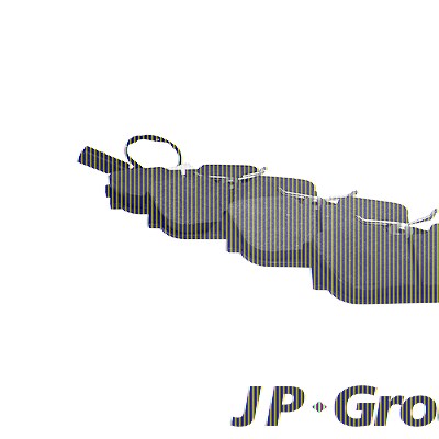Jp Group Bremsbelagsatz, Scheibenbremse [Hersteller-Nr. 1163706110] für VW von JP GROUP