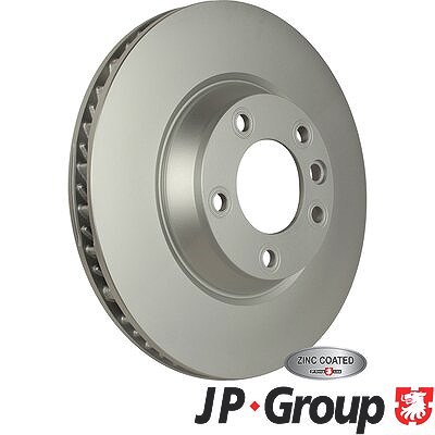 Jp Group 1x Bremsscheibe belüftet vorne links [Hersteller-Nr. 1163105170] für Audi, Porsche, VW von JP GROUP