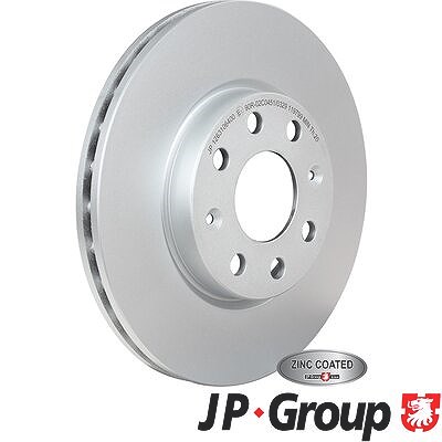 Jp Group 1x Bremsscheibe Vorderachse Belüftet [Hersteller-Nr. 1263106400] für Fiat, Opel von JP GROUP