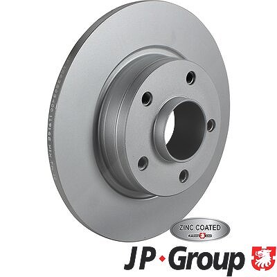 Jp Group 1x Bremsscheibe Hinterachse Voll ohne Radlager [Hersteller-Nr. 1263203400] für Nissan, Opel, Renault von JP GROUP