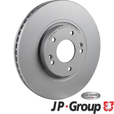 Jp Group 1x Bremsscheibe [Hersteller-Nr. 3663101000] für Hyundai, Kia von JP GROUP