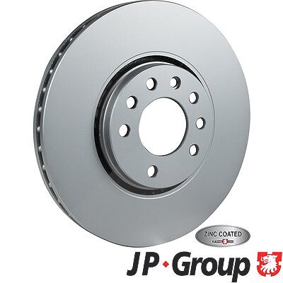 Jp Group 1x Bremsscheibe [Hersteller-Nr. 1263100400] für Opel von JP GROUP