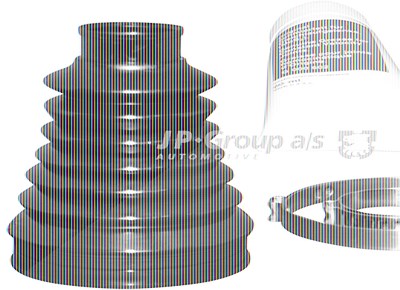 Jp Group Faltenbalgsatz, Antriebswelle [Hersteller-Nr. 4143601060] für Peugeot, Citroën von JP GROUP