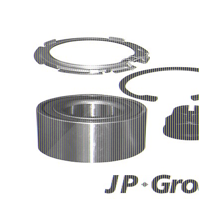 Jp Group Radlagersatz [Hersteller-Nr. 4341301410] für Dacia, Mercedes-Benz, Nissan, Renault von JP GROUP