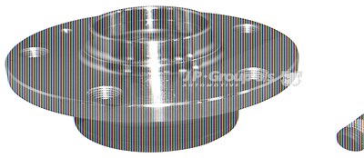 Jp Group Radnabe mit Radlager Hinterachse [Hersteller-Nr. 1151400800] für Audi, Seat, Skoda, VW von JP GROUP