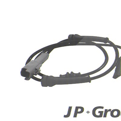 Jp Group Sensor, Raddrehzahl [Hersteller-Nr. 4197100800] für Citroën, Peugeot von JP GROUP